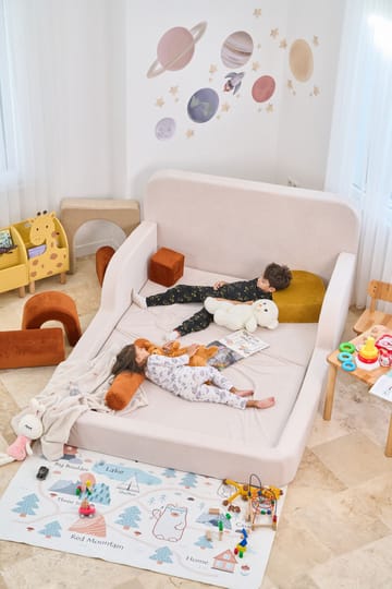 Barneseng Atelier Del Sofa Funbed Double (115 x 90 x 210 cm) Krem - Krem - Møbler - Barnemøbler - Barneseng & Juniorseng