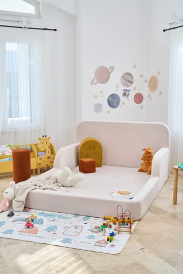 Barneseng Atelier Del Sofa Funbed Double (115 x 90 x 210 cm) Krem - Krem - Møbler - Barnemøbler - Barneseng & Juniorseng