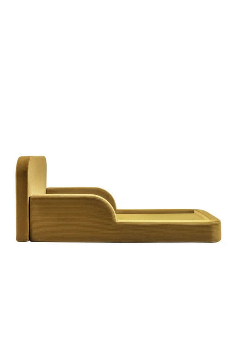Barneseng Atelier Del Sofa Funbed Double (115 x 90 x 210 cm) Sennepsgul - Sennepsgul - Møbler - Barnemøbler - Barneseng & Juniorseng