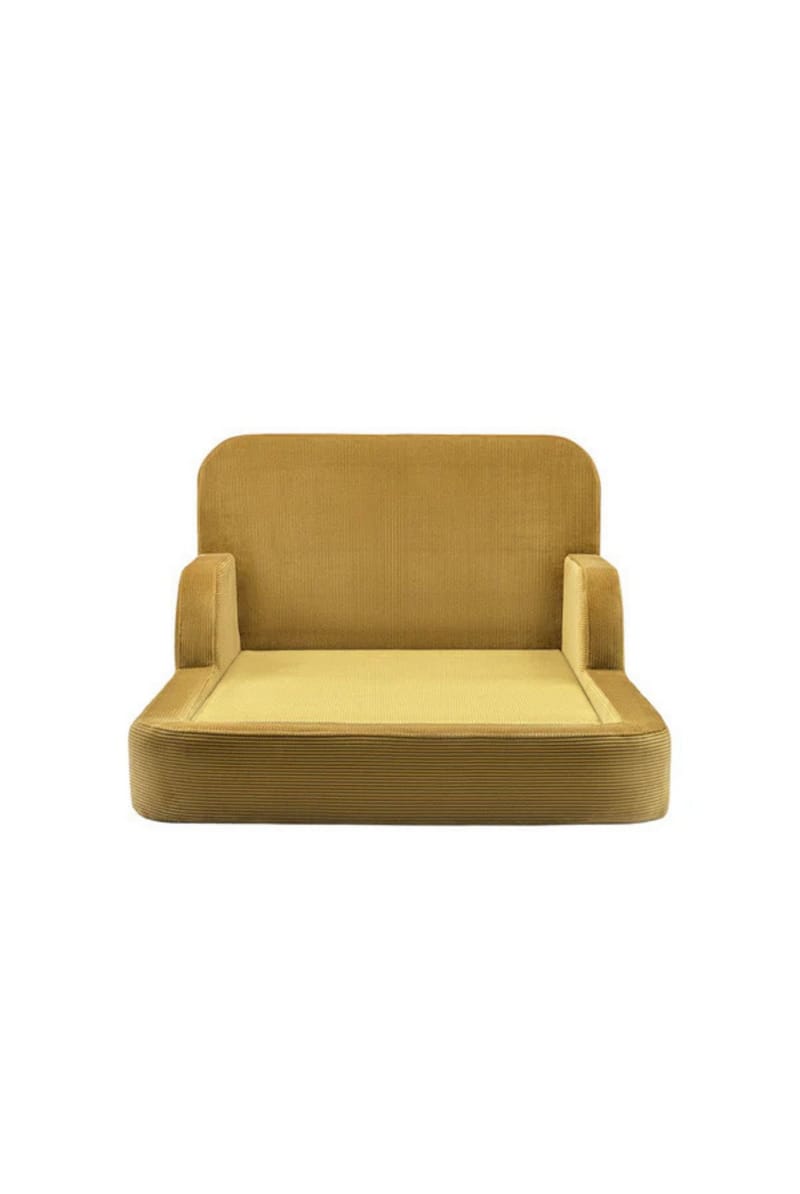 Barneseng Atelier Del Sofa Funbed Double (115 x 90 x 210 cm) Sennepsgul - Sennepsgul - Møbler - Barnemøbler - Barneseng & Juniorseng