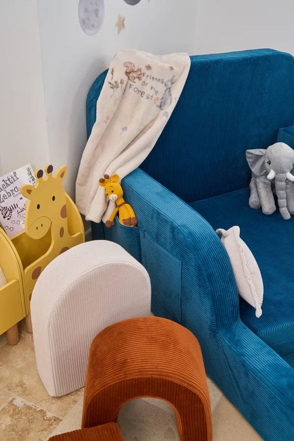 Barneseng Atelier Del Sofa Funbed Enkel (90 x 90 x 210 cm) Indigo - Indigo - Møbler - Barnemøbler - Barneseng & Juniorseng