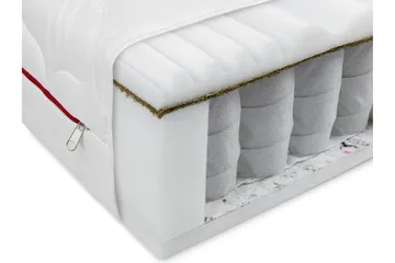 Algedi Fjærmadrass 160x200 cm - Hvit - Møbler - Senger - Madrasser - Springfjærmadrass & rammemadras