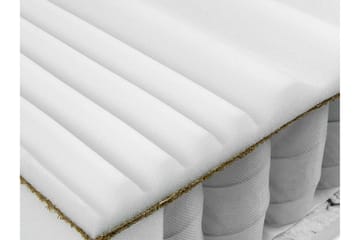 Algedi Fjærmadrass 160x200 cm - Hvit - Møbler - Senger - Madrasser - Springfjærmadrass & rammemadras