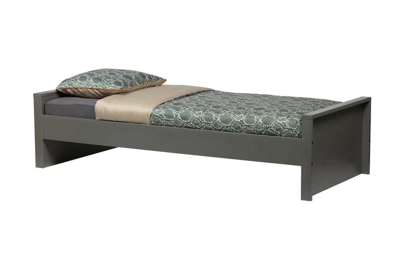 seng Janey med Oppbevaring 95x214 cm - Grå - Møbler - Barnemøbler - Barneseng & Juniorseng - Barneseng med oppbevaring