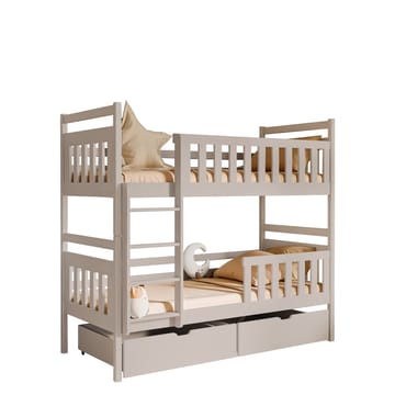 Bridgeorth Køyeseng to soveplasser 80x180 cm - Beige - Møbler - Barnemøbler - Barneseng & Juniorseng - Loftseng