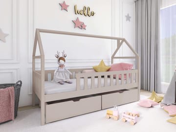 Claven Hussäng 86x208 cm - Beige - Møbler - Barnemøbler - Barneseng & Juniorseng - Husseng