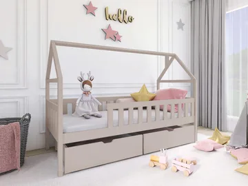 Claven Hussäng 96x208 cm - Beige - Møbler - Barnemøbler - Barneseng & Juniorseng - Husseng