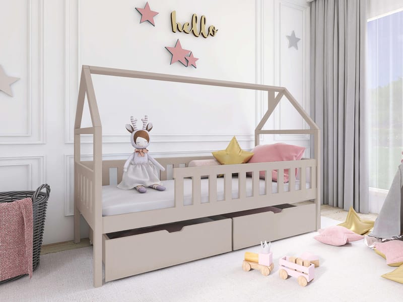 Claven Hussäng 96x208 cm - Beige - Møbler - Barnemøbler - Barneseng & Juniorseng - Husseng