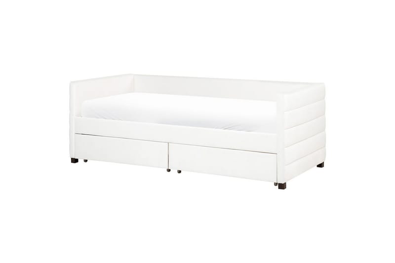 Daybed med oppbevaring Marray - Hvit - Møbler - Barnemøbler - Barneseng & Juniorseng - Barneseng med oppbevaring