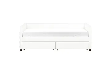 Daybed med oppbevaring Marray - Hvit - Møbler - Barnemøbler - Barneseng & Juniorseng - Barneseng med oppbevaring