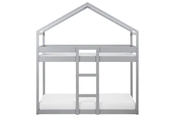 Fallon Køyeseng To Sengeplasser 90x200 - Grå - Møbler - Barnemøbler - Barneseng & Juniorseng - Loftseng