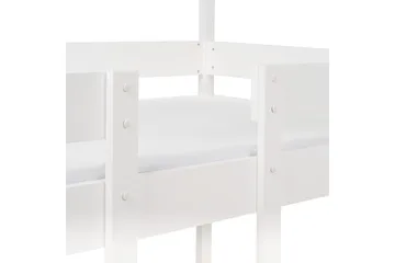 Fallon Køyeseng To Sengeplasser 90x200 - Hvit - Møbler - Barnemøbler - Barneseng & Juniorseng - Loftseng