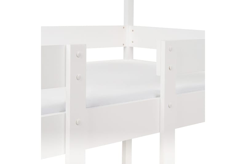 Fallon Køyeseng To Sengeplasser 90x200 - Hvit - Møbler - Barnemøbler - Barneseng & Juniorseng - Køyeseng