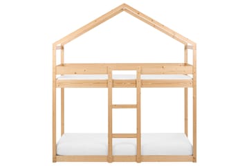 Fallon Køyeseng To Sengeplasser 90x200 - Lyst tre - Møbler - Barnemøbler - Barneseng & Juniorseng - Loftseng
