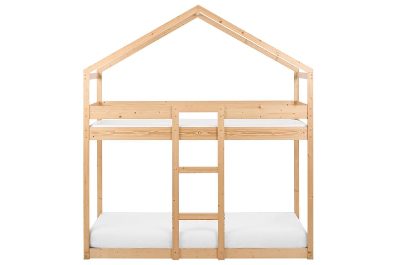 Fallon Køyeseng To Sengeplasser 90x200 - Lyst tre - Møbler - Barnemøbler - Barneseng & Juniorseng - Køyeseng