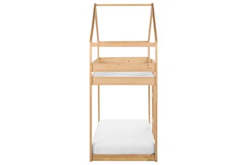 Fallon Køyeseng To Sengeplasser 90x200 - Lyst tre - Møbler - Barnemøbler - Barneseng & Juniorseng - Køyeseng