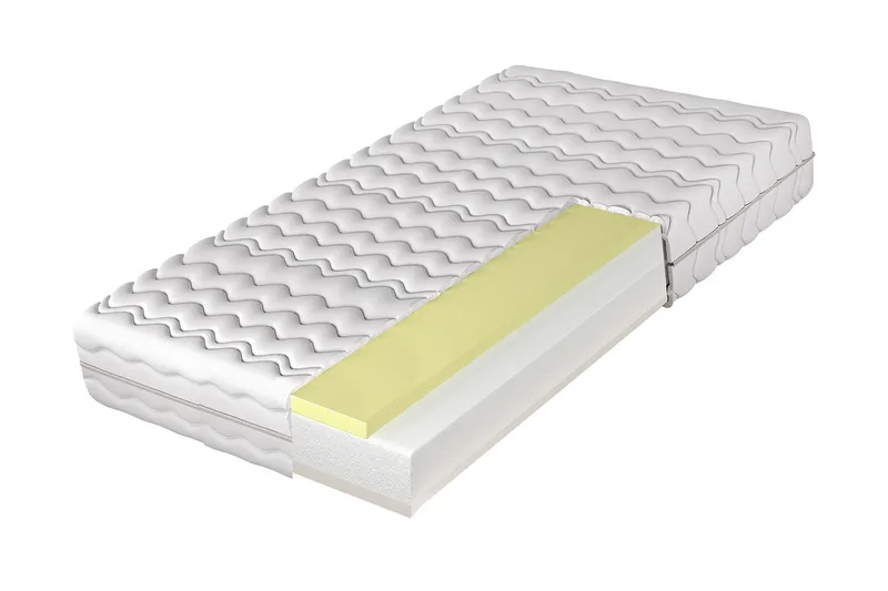 Gamini Skummadrass 160x200 cm - Hvit - Møbler - Barnemøbler - Barneseng & Juniorseng - Rammemadrass barn & barnemadrass