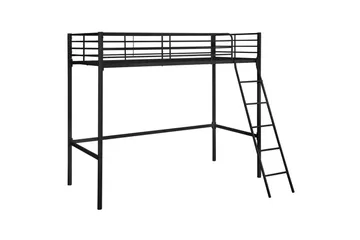 Høyseng Clove Svart - Svart - Møbler - Barnemøbler - Barneseng & Juniorseng - Køyeseng