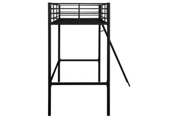 Høyseng Clove Svart - Svart - Møbler - Barnemøbler - Barneseng & Juniorseng - Loftseng