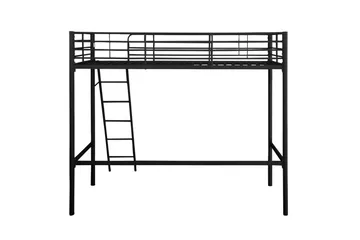 Høyseng Clove Svart - Svart - Møbler - Barnemøbler - Barneseng & Juniorseng - Køyeseng