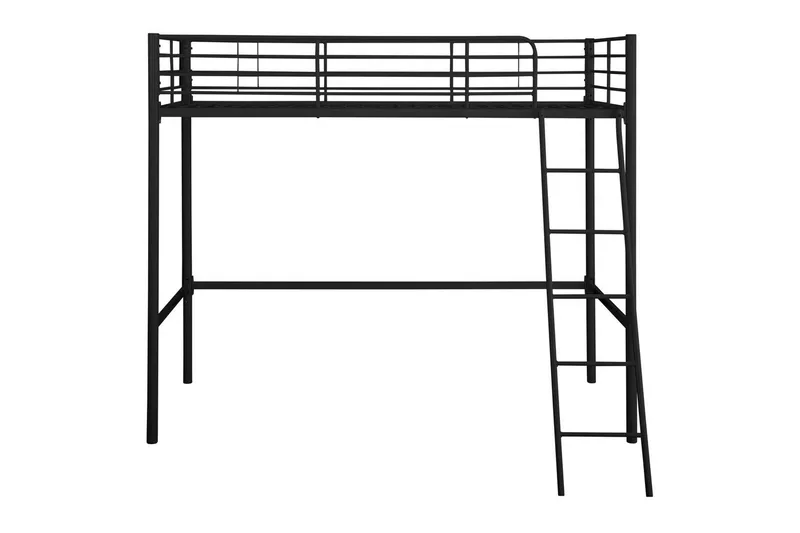 Høyseng Clove Svart - Svart - Møbler - Barnemøbler - Barneseng & Juniorseng - Køyeseng