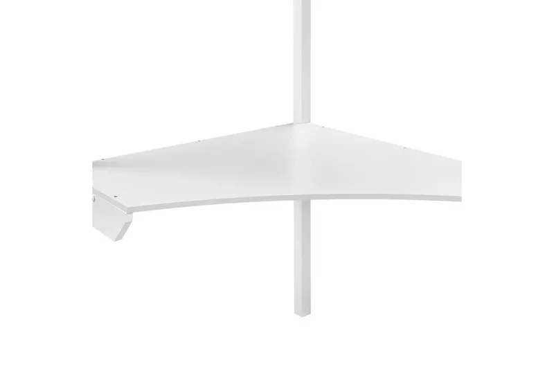 Høyseng med skrivebord Loury - Hvit - Møbler - Barnemøbler - Barneseng & Juniorseng - Loftseng