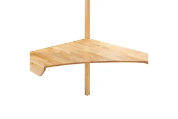 Høyseng med skrivebord Loury - Lyst tre - Møbler - Barnemøbler - Barneseng & Juniorseng - Loftseng