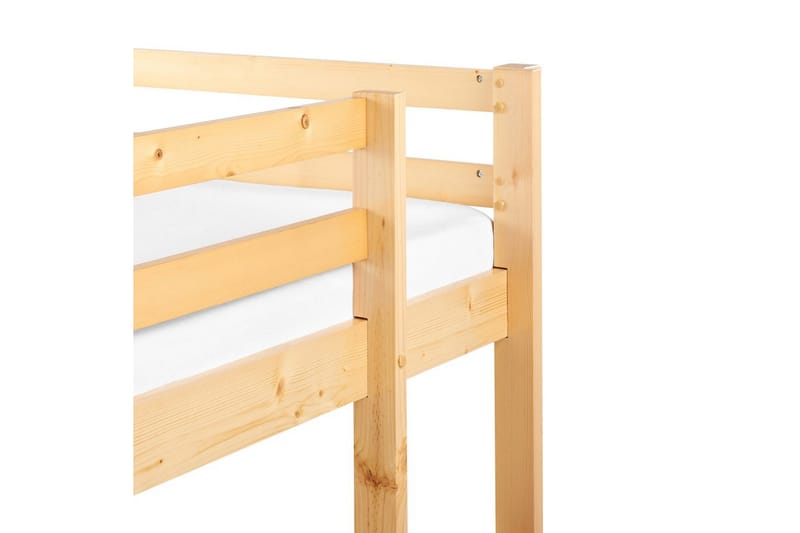 Høyseng med skrivebord Loury - Lyst tre - Møbler - Barnemøbler - Barneseng & Juniorseng - Loftseng