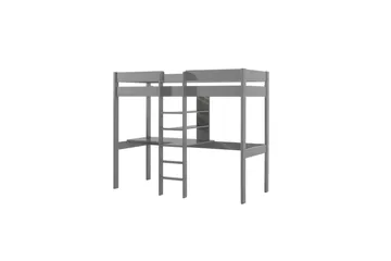 Høyseng Pino Grå, Uten sovesofa - Grå, Uten sovesofa - Møbler - Barnemøbler - Barneseng & Juniorseng - Loftseng