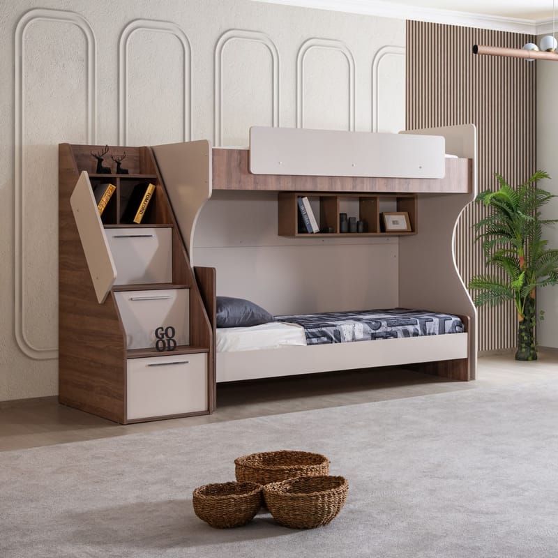 Bunk Bed Homitis - Møbler - Barnemøbler - Barneseng & Juniorseng - Husseng
