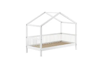 Husseng med sikkerhetskant tekstilsett Forrest Hvit - Hvit - Møbler - Barnemøbler - Barneseng & Juniorseng - Husseng