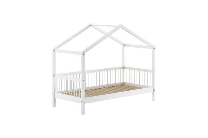 Husseng med skuff Forrest Hvit - Hvit - Møbler - Barnemøbler - Barneseng & Juniorseng - Husseng