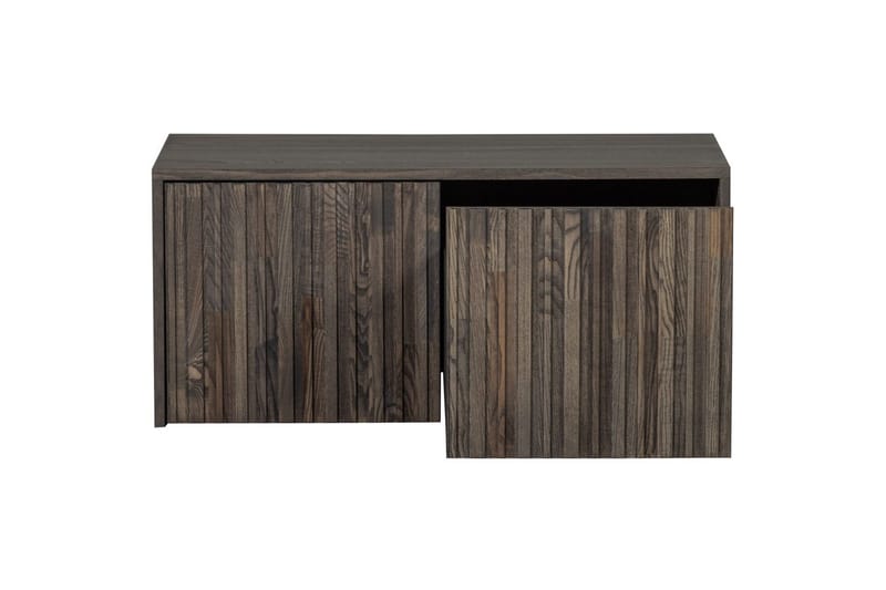 Køye-benk New Gravure - Espresso, Askefinér - Møbler - Gangmøbler - Gangbenk