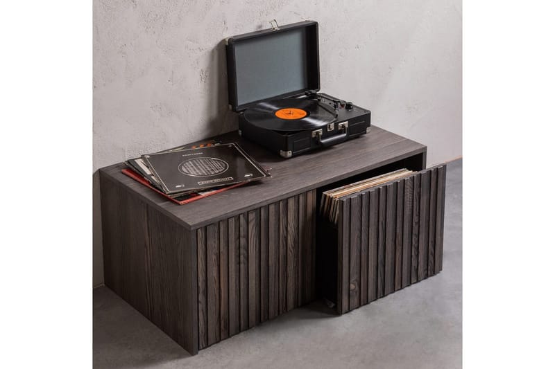 Køye-benk New Gravure - Espresso, Askefinér - Møbler - Gangmøbler - Gangbenk