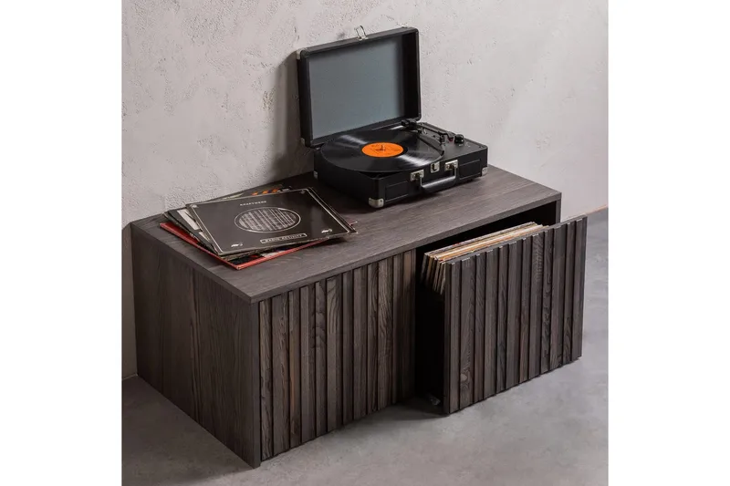 Køye-benk New Gravure - Espresso, Askefinér - Møbler - Gangmøbler - Gangbenk