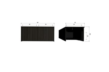 Køye-benk New Gravure - Naturlig, Eik - Møbler - Barnemøbler - Barneseng & Juniorseng - Loftseng