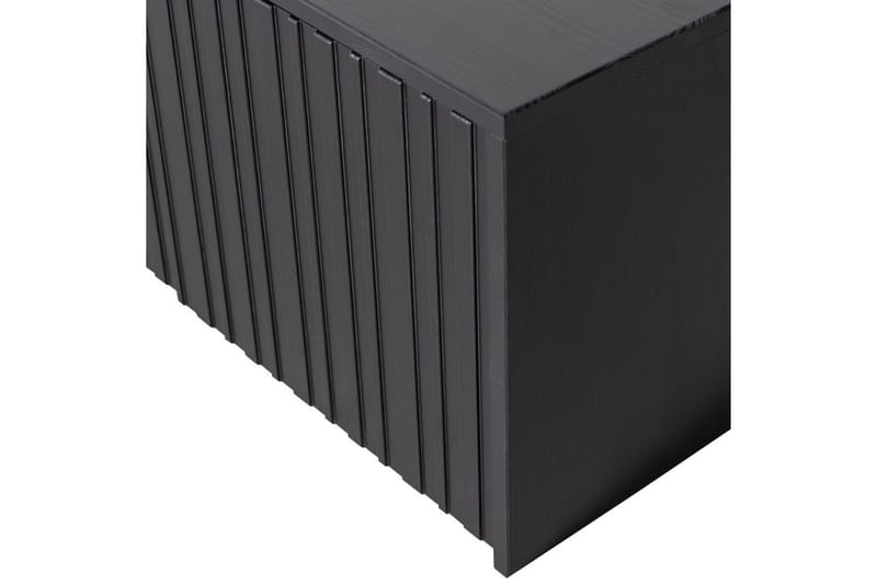 Køye-benk New Gravure - Svart, Furu - Møbler - Gangmøbler - Gangbenk