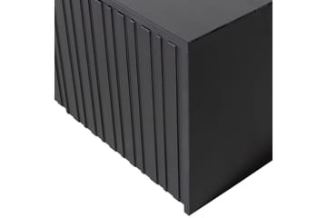 Køye-benk New Gravure - Svart, Furu - Møbler - Gangmøbler - Gangbenk