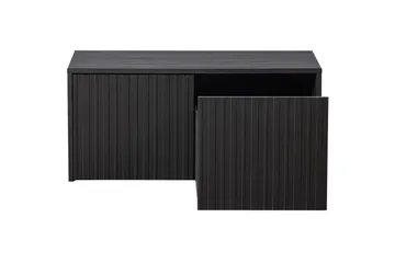 Køye-benk New Gravure - Svart, Furu - Møbler - Gangmøbler - Gangbenk