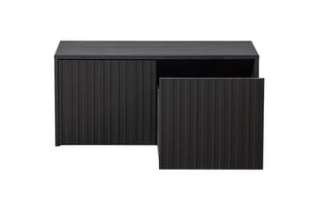 Køye-benk New Gravure - Svart, Furu - Møbler - Gangmøbler - Gangbenk