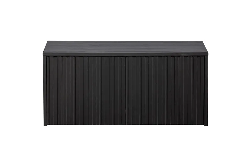 Køye-benk New Gravure - Svart, Furu - Møbler - Gangmøbler - Gangbenk