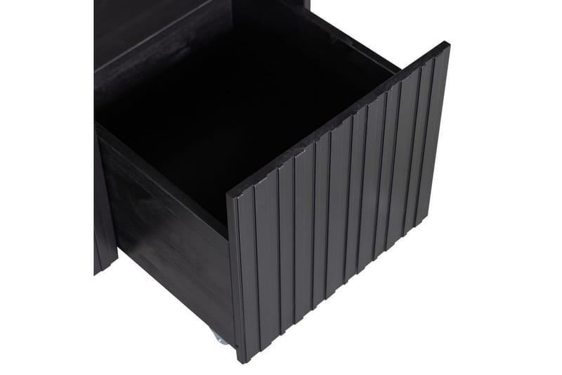 Køye-benk New Gravure - Svart, Furu - Møbler - Barnemøbler - Barneseng & Juniorseng - Loftseng