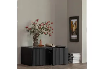 Køye-benk New Gravure - Svart, Furu - Møbler - Gangmøbler - Gangbenk