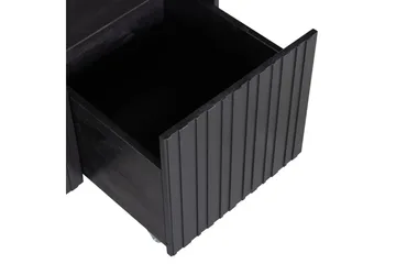 Køye-benk New Gravure - Svart, Furu - Møbler - Gangmøbler - Gangbenk