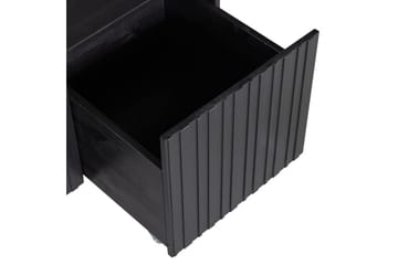 Køye-benk New Gravure - Svart, Furu - Møbler - Gangmøbler - Gangbenk