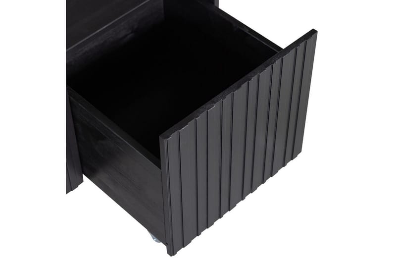 Køye-benk New Gravure - Svart, Furu - Møbler - Gangmøbler - Gangbenk