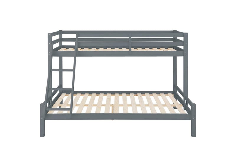 Køyeseng Alpi 280x142x143 cm, Grå - 280x142x143 cm, Grå - Møbler - Barnemøbler - Barneseng & Juniorseng - Køyeseng