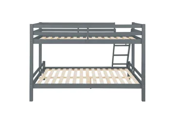 Køyeseng Alpi 280x142x143 cm, Grå - 280x142x143 cm, Grå - Møbler - Barnemøbler - Barneseng & Juniorseng - Loftseng