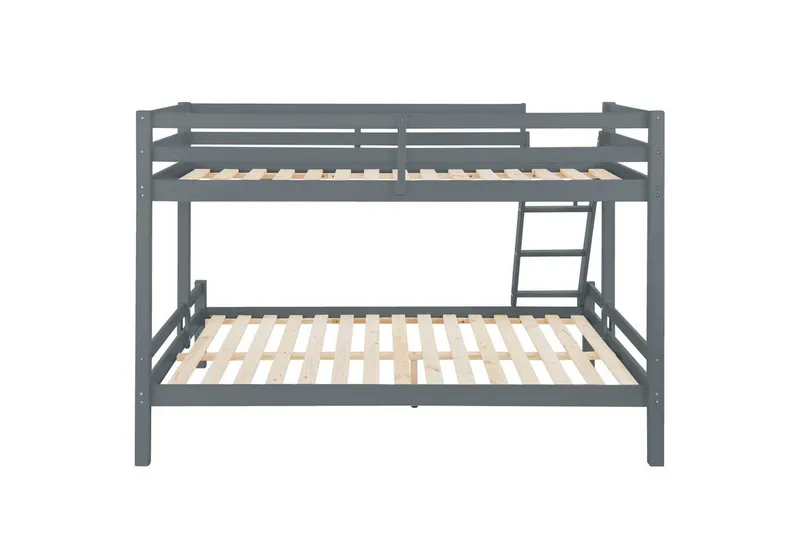 Køyeseng Alpi 280x142x143 cm, Grå - 280x142x143 cm, Grå - Møbler - Barnemøbler - Barneseng & Juniorseng - Loftseng