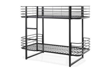 Boschba Køyeseng 90x200 - Svart - Møbler - Barnemøbler - Barneseng & Juniorseng - Køyeseng